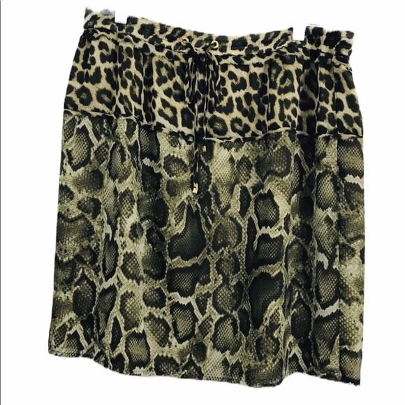 Michael Kors Dresses & Skirts - Michael Kors Leopard Print Stretch Waist Skirt